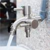 Double Outlet Double-Outlet Washing Machine Faucet Outdoor Garden Bathroom Accessories