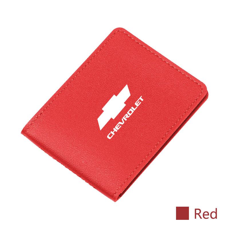 Car Driving Documents Protective Case Card Holder For Chevrolet Cruze Malibu Colorado Suburban Equinox Blazer Trax Camaro Spark