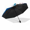 The Smurfs Adventure Outdoor Automatic Umbrella Retractable Design with 8-Rib Durability Compact Design Travel Essential Elegant Women's Umbrella