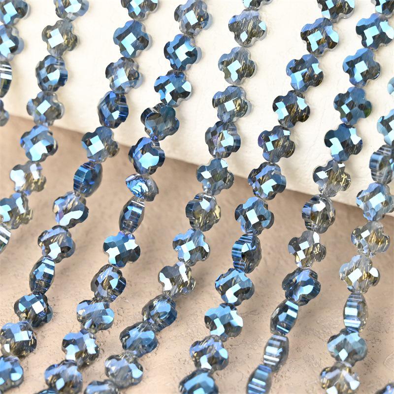 Гальванизированный четырехлистный клевер шерпа бисерные аксессуары для изготовления ожерелий своими руками