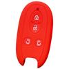 IKT Smart Key Silicone Cover for Suzuki Cars, 4 Buttons, Red, Spacia, Palette, Solio,