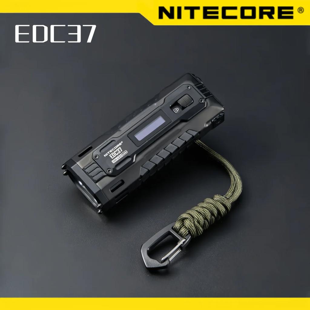 Nitecore EDC37 Rechargeable 4pocket Flashlight 20 Meters USB-C 8000 Lumens Hiking LED EDC UHi Beam Distance Built-in 8000mAh