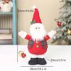2026 New Christmas decoration fabric doll Christmas scene arrangement American Elk Snowman doll ornament