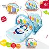 Baby Gym Play Mat And Piano Gym with Tummy Time Mat Interactive Musical Toys Creative Activity Center for Infants Toddlers Sensory Development Motor