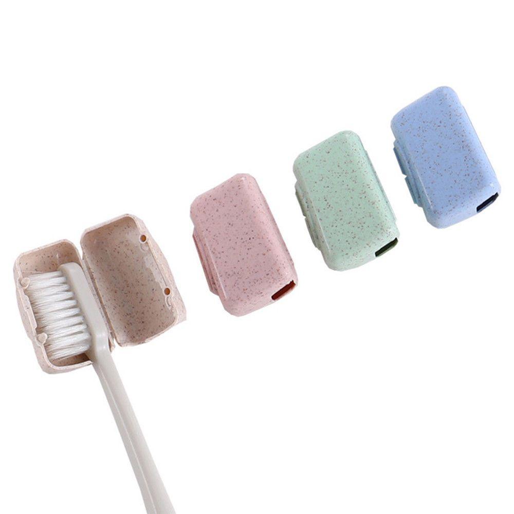 Portable Dustproof Travel Holder Bathroom Toothbrush Cover Brush Cap Toothbrush Head Storage Box