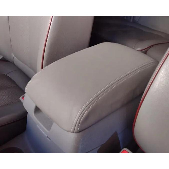 Чехол на центральный подлокотник из микрофибры и кожи для Hyundai Santa Fe 2006 2007 2008 2009 2010 2011 2012 автомобильные аксессуары интерьер