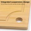 Bamboo Cutting Boards for Kitchen Double-Sided Chopping Board Large Multi-Functional Fruit Cutting Board for Meat Vegetables Charcuterie Board