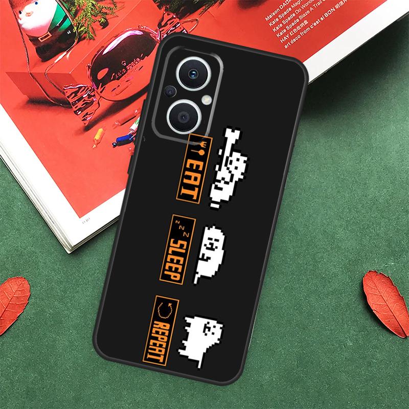 Чехол Undetale Annoying Dog для OPPO Reno 14 13 12 11 10 Pro 14F 13F 12F 11F 8 7 Lite OPPO Find X9 X8 X6 Pro