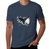 Giant shark scary TShirt Festival Casual Short Sleeve