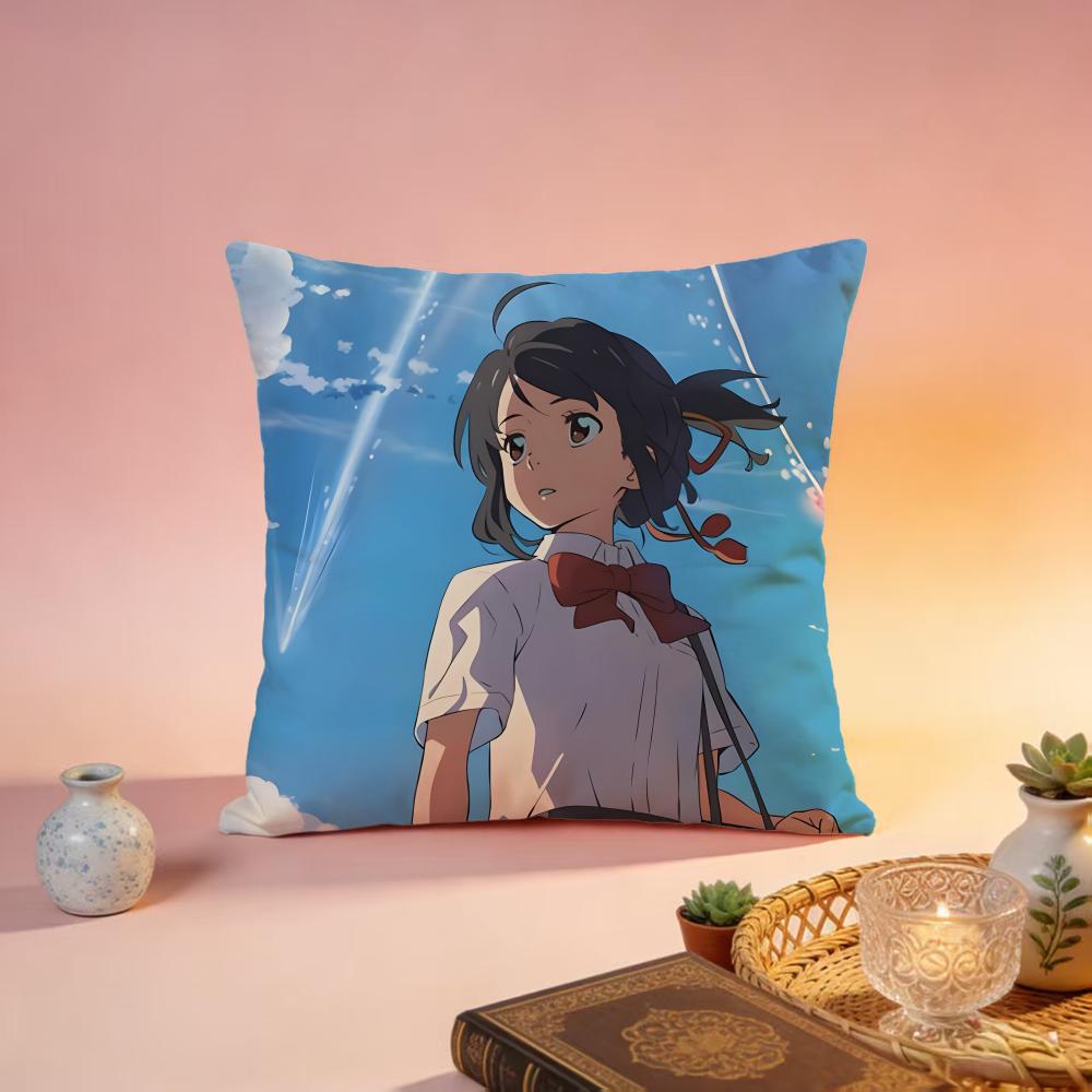 Popular YYour Nameed Cushion Cover Premium SkinFriendly Pillow Case MultiPurpose for Home Office Travel