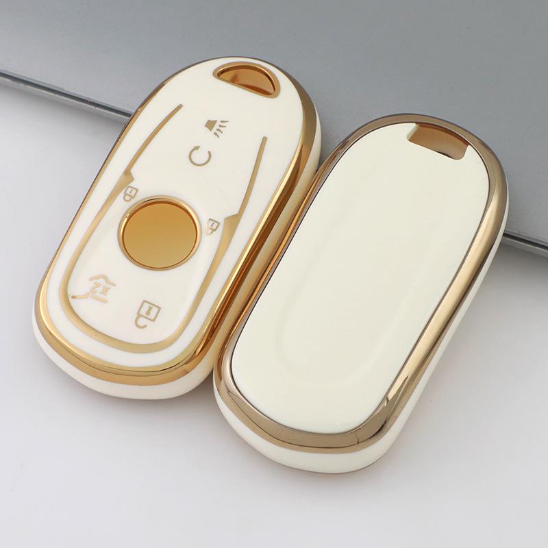 Чехол для ключа Buick Envision для Encore GX, Regal, LaCrosse, GL68 - Декоративный чехол-сумка для автомобиля с пряжкой