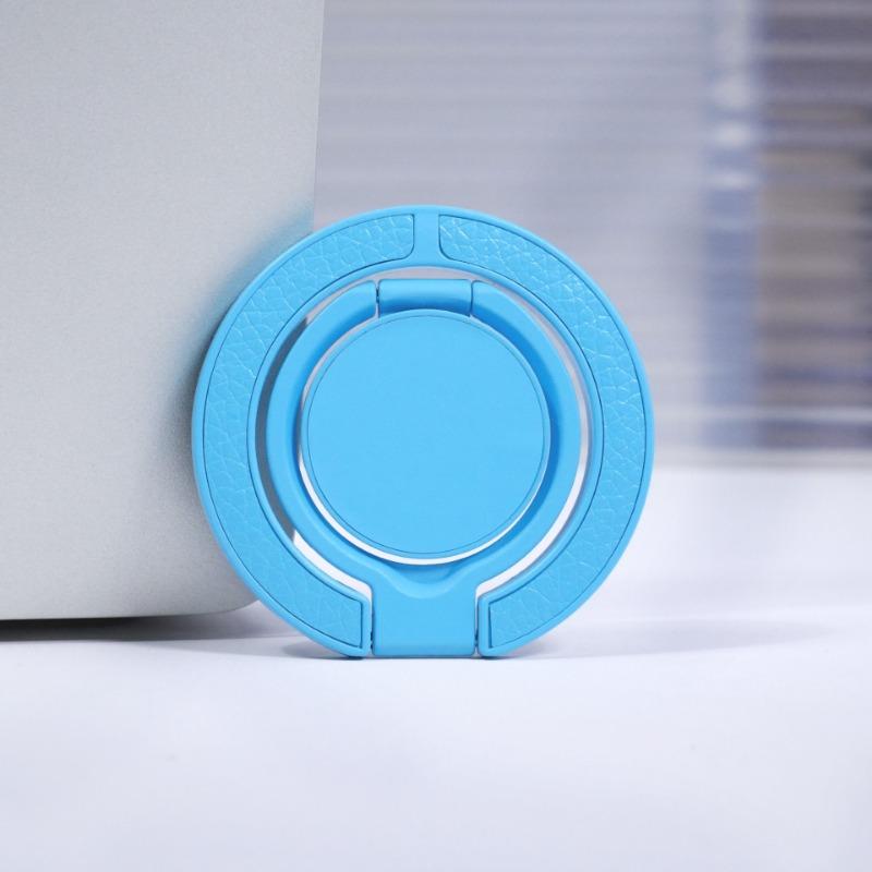Strong Double Sided Magnetic Multifunctional Car Phone Stand Leather Texture