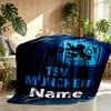 Custom Name Personalized 1860 Munchen football club Print Blanket, Home Decor, Bedroom, Sofa, Camping, Couch, Gifts for Birthday ChristmasEnthusiasts