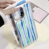 Синий полосатый чехол-звезда для iPhone 17 16e 16 15 14 13 12 11 Air Pro Max X XR XSMAX 8 7 Plus Роскошный прозрачный мягкий задний чехол