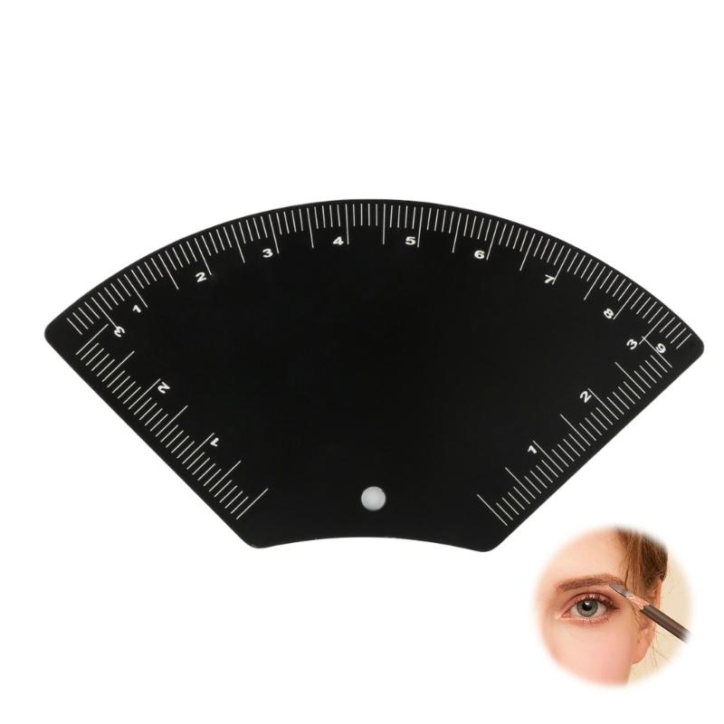 Adjustable Brow Stencils Featuring Measurement Markers & Type Templates Easy to Carry for Excellent Application Use
