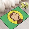 cartoon funny art monkey C-Curious G-George small carpet Rug Home Decor Bedroom Mat Hallway Balcony Entrance Doormat Decoration