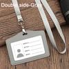 Держатель для пропусков Чехол для ID-карты с шейным шнурком Бейдж Картхолдер Кредитница