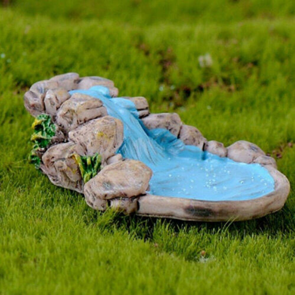 Resin DIY Micro Courtyard Beautiful Lawn Landscape Crafts Decor Garden Miniature Retro Figurines