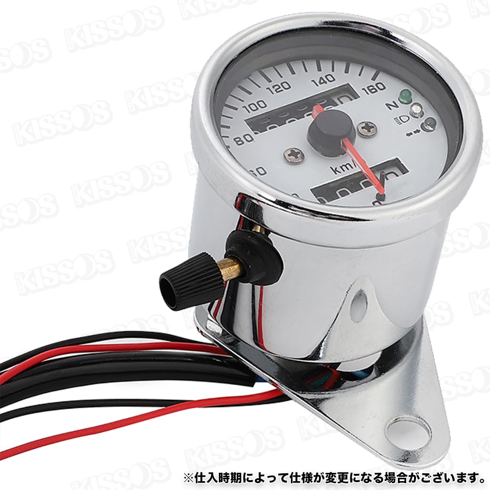 Bike Motorcycle Speedometer LED Backlight Mechanical Mileage General Purpose