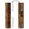 Bathroom Cabinet with Open Shelf UTRECHT Reclaimed Wood