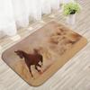 Stylish and fresh Pentium Horse series flannel floor mat door non-slip mat bathroom absorbent floor mat door mat