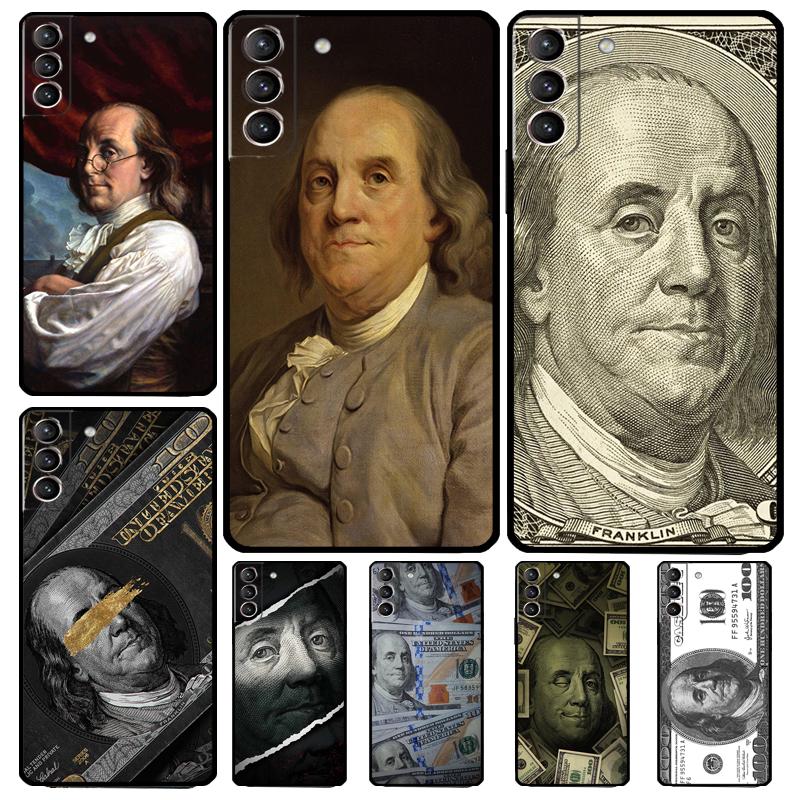 Benjamins Чехол для Samsung Galaxy S22 Ultra S23 FE S9 S10 Note 10 Plus Note 20 Ultra S20 S21 FE