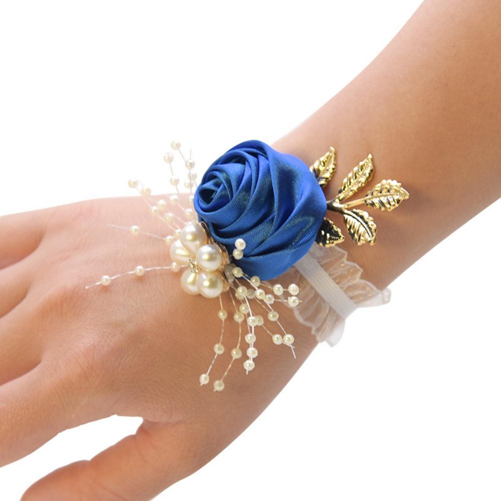 Accessories Corsage Polyester Bracelet Wrist Flowers Bridesmaid Wedding