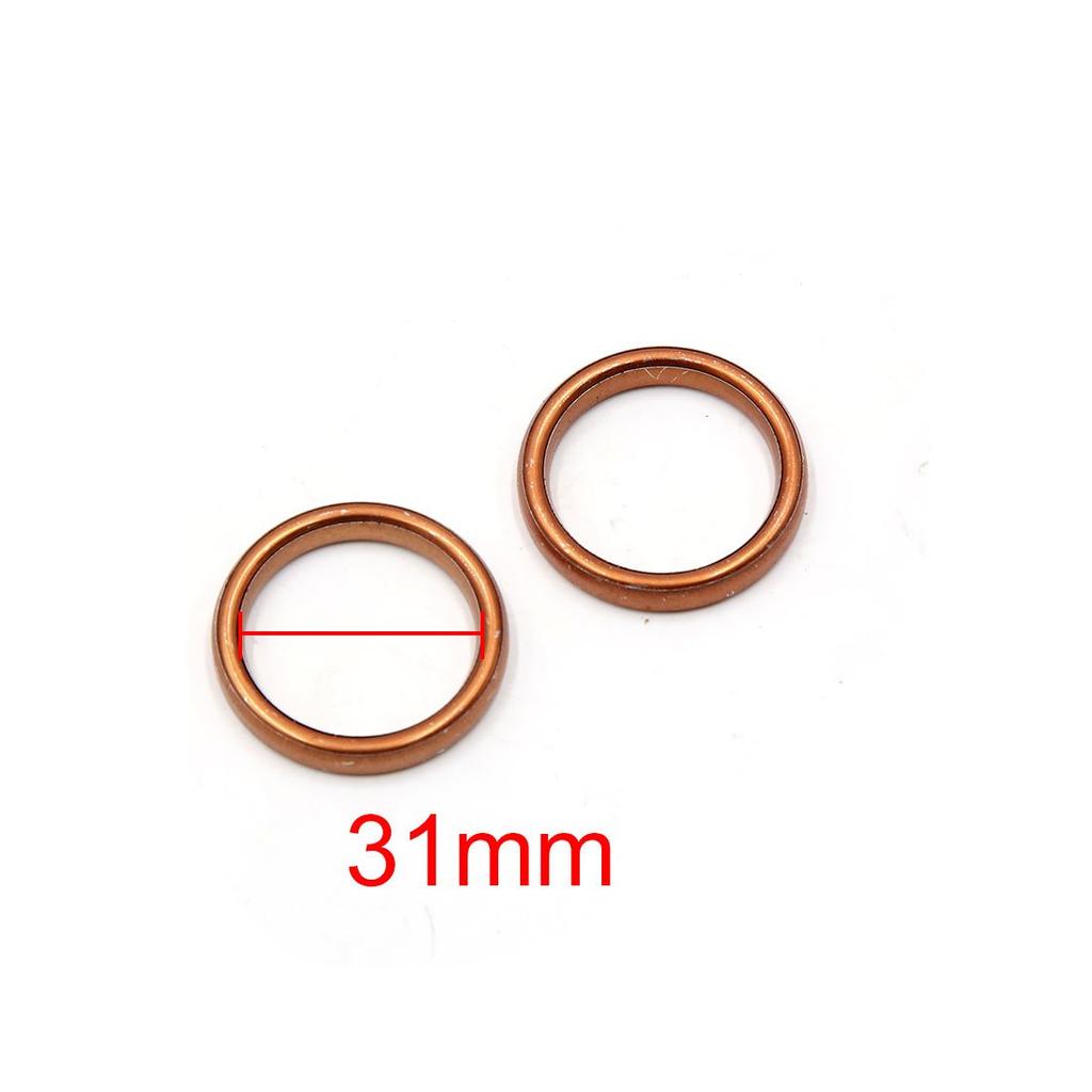 uxcell Exhaust Pipe 39mm Outer Motorcycle Exhaust Pipe Muffler Pack of 48 Gaskets, Diameter, Gaskets,