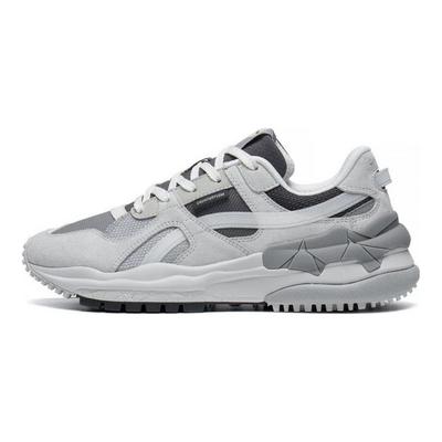 Li Ning Origin CF дышащие износостойкие низкие спортивные повседневные туфли женские кроссовки серые черные AGCT172-3