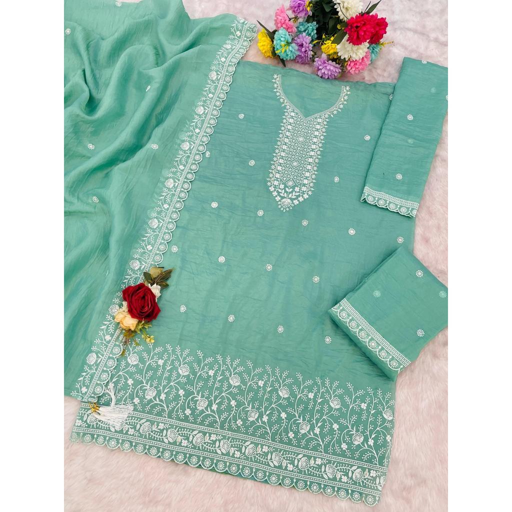 Desigenr Party Wear Paksiatni Sharara Suit Indian Bollywood Salwar Kameez Dress