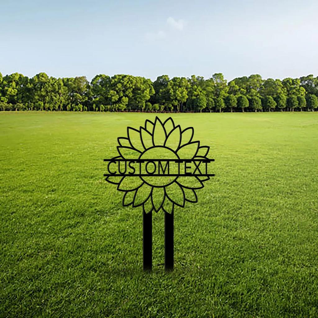 Metal Memorial Garden Stake, Personalized Name Gift, Remembrance Plaque for Mother, Sympathy Decor