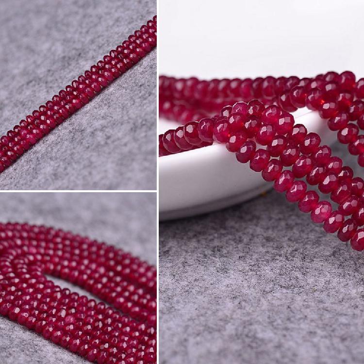 Бусы из халцедона 38 см