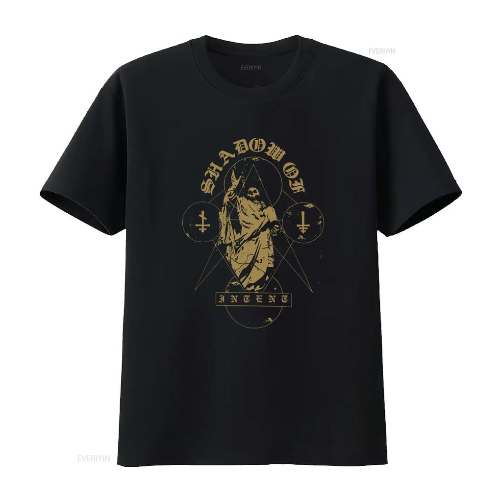 SHADOW OF INTENT Monument Death T Shirt Gothic Design with Symbolic Elements for Bold Fashion Statements vintage Washed