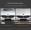 Трехцветные декоративные полосы для решетки радиатора BMW: Подходит для 19-22 Новой 3 серии и серии G20
