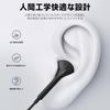 with usable in both left and right with remote straight Single-ear earphone, 3.5mm jack, mono, in-ear type, microphone, ears, JIAYJP, wired, control,