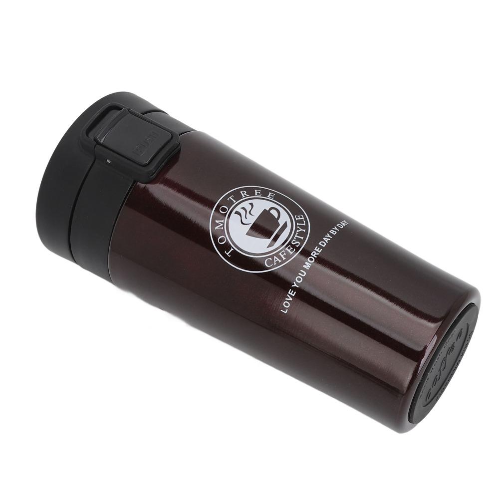 Vacuum-Sealed Insulated Coffee Cup Dual Layers Vacuum Coffee Cup Portable Coffee Mug Travel Use