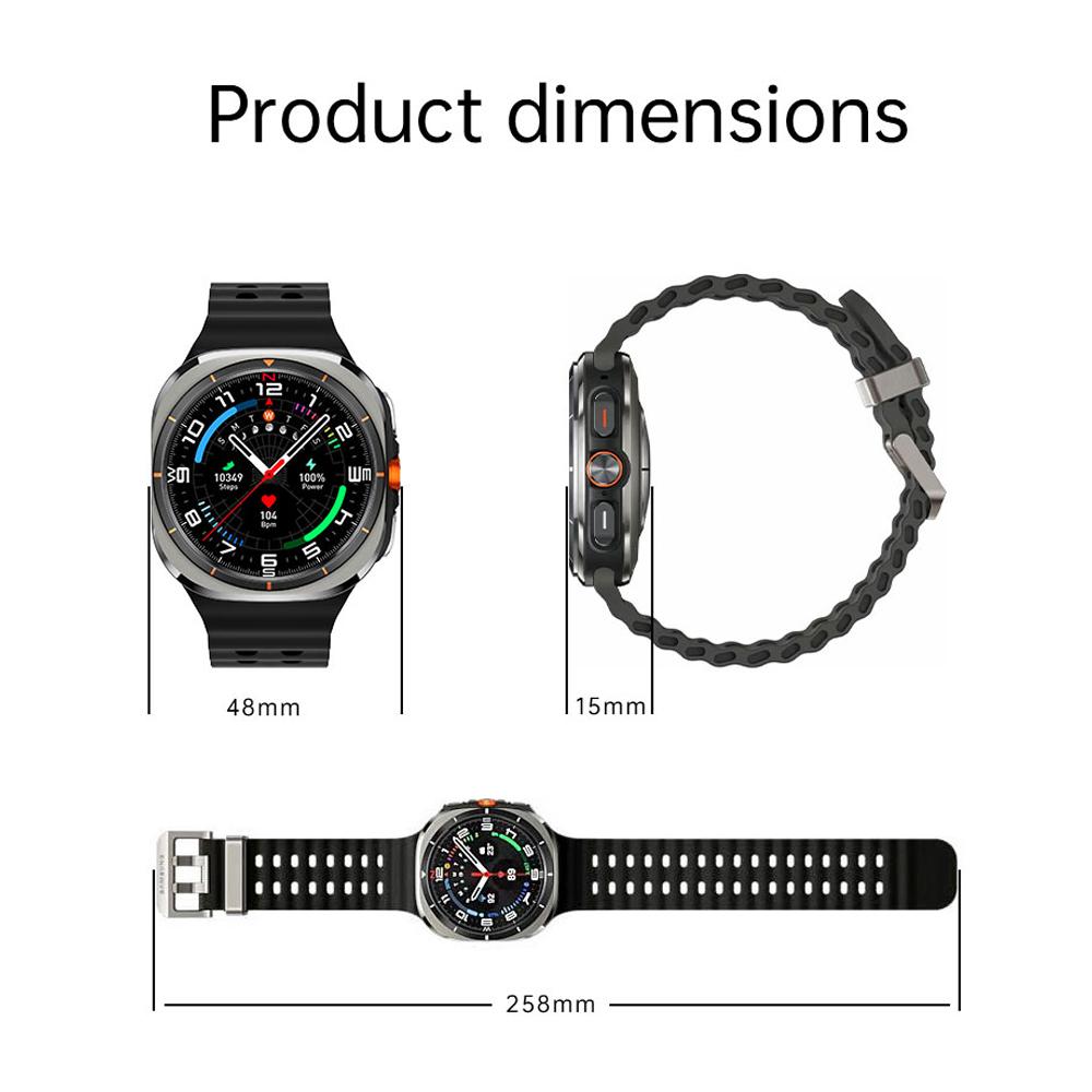 SACOSDING Новые умные часы Watch 7 Ultra 500 мАч голосовой помощник часы для мужчин и женщин AMOLED Bluetooth вызов пульсометр спортивные умные часы
