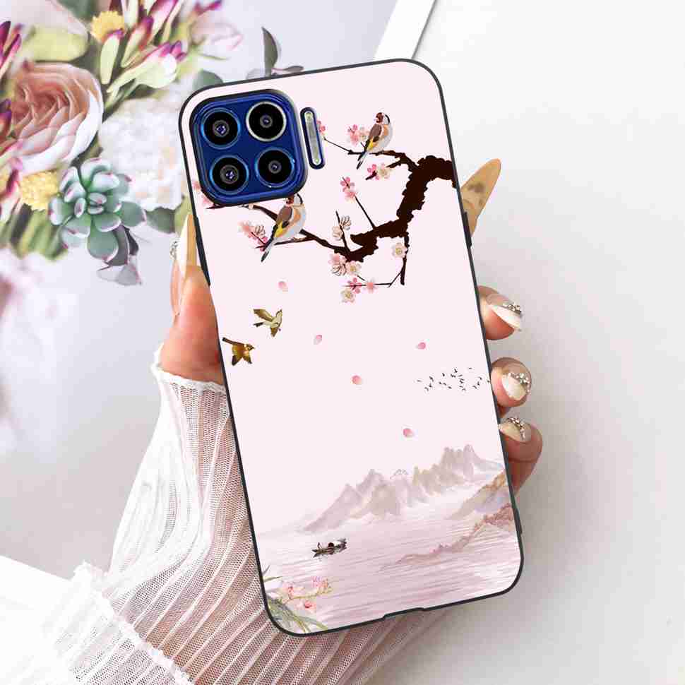 For Motorola One 5G 6.7" Case Latest Popular Prints Silicone TPU Black Cover For Motorola One MOTO ONE 5G Phone Cases Bumper