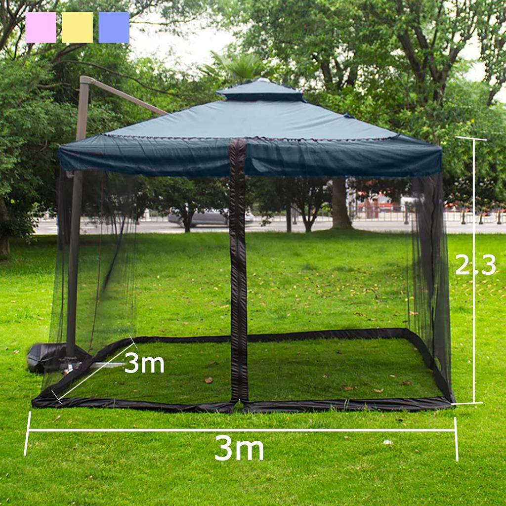 Москитная сетка уличная москитная сетка палатка сетка от насекомых сетка для тента палатки кемпинг сад зонт москитная сетка x 3 м x SOOSPE-MZ (3м 2,3м)