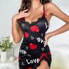 Plus Size Heart Babydoll Dress - Sexy Lingerie