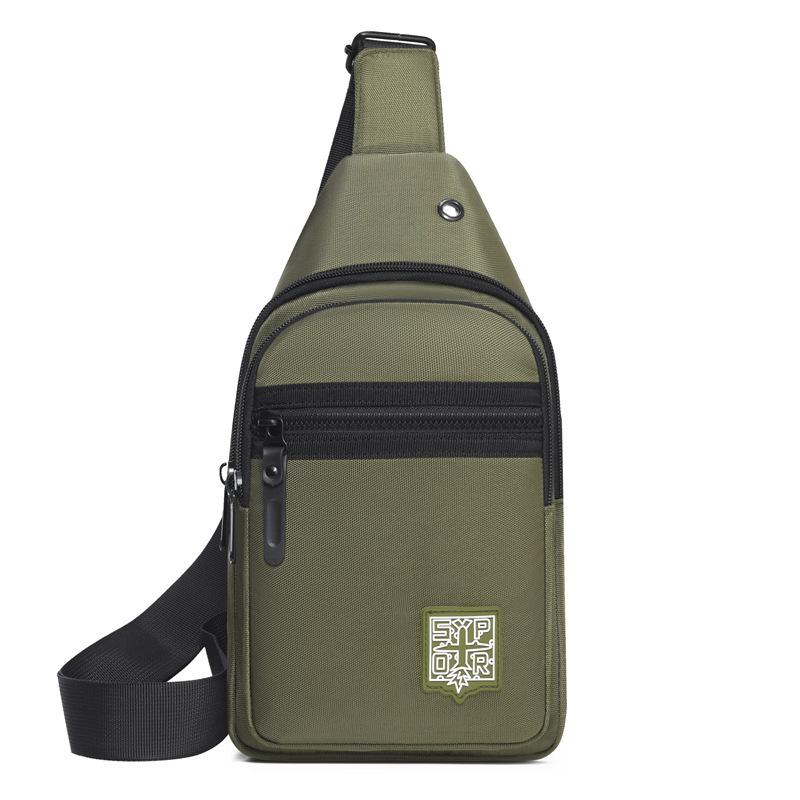 Мужская нагрудная сумка высококлассная большая вместимость на плечо спортивная и повседневная универсальная трендовая нагрудная сумка-мессенджер