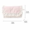 Pink Lace Pencil Case Polka Dot Design Stationery Bag Stationery Organizer  School Supplies