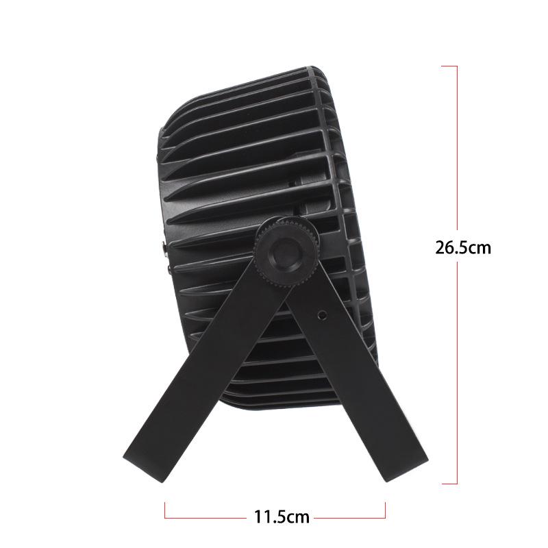 18-Piece Die-Cast Aluminum LED Par Light, 6-in-1 Stage Light Bar for Full-Color Wedding and Performance Atmosphere.