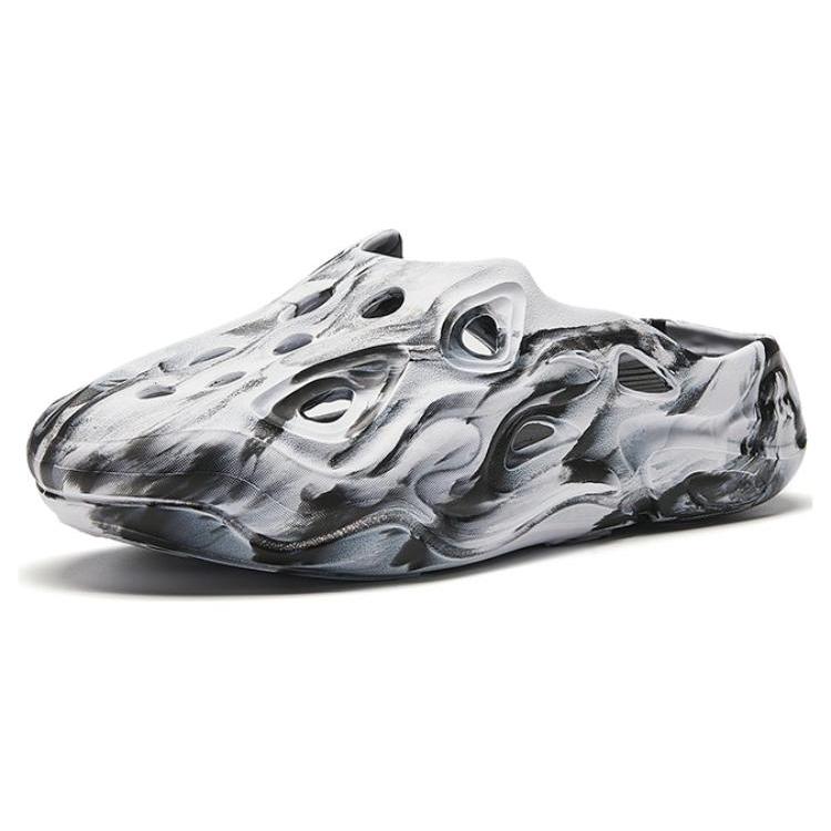 Anta Chao Bai, Удобные закрытые тапочки для мужчин, Белый Черный 112438520-1