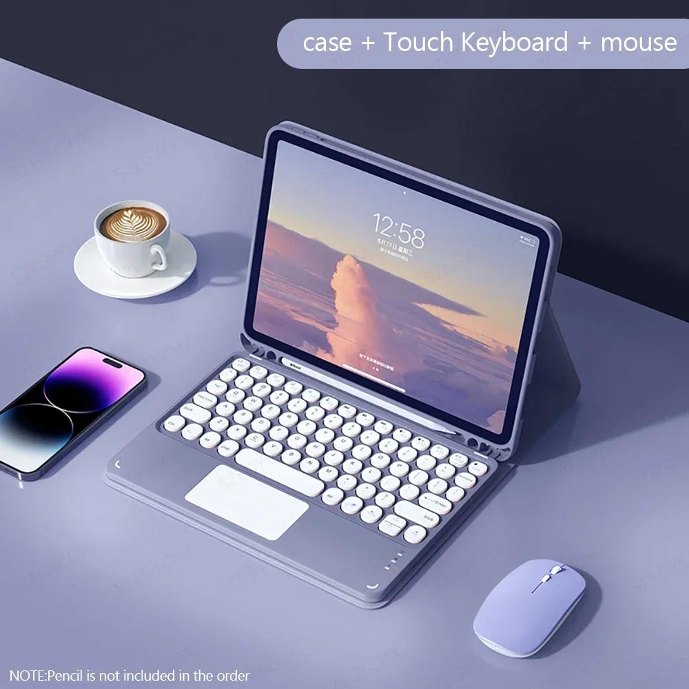 Для нового Xiaomi Redmi Pad 2 11 дюймов 2025 Bluetooth-клавиатура-чехол для Mi Redmi Pad 2 2025 Чехол-клавиатура с тачпадом Funda