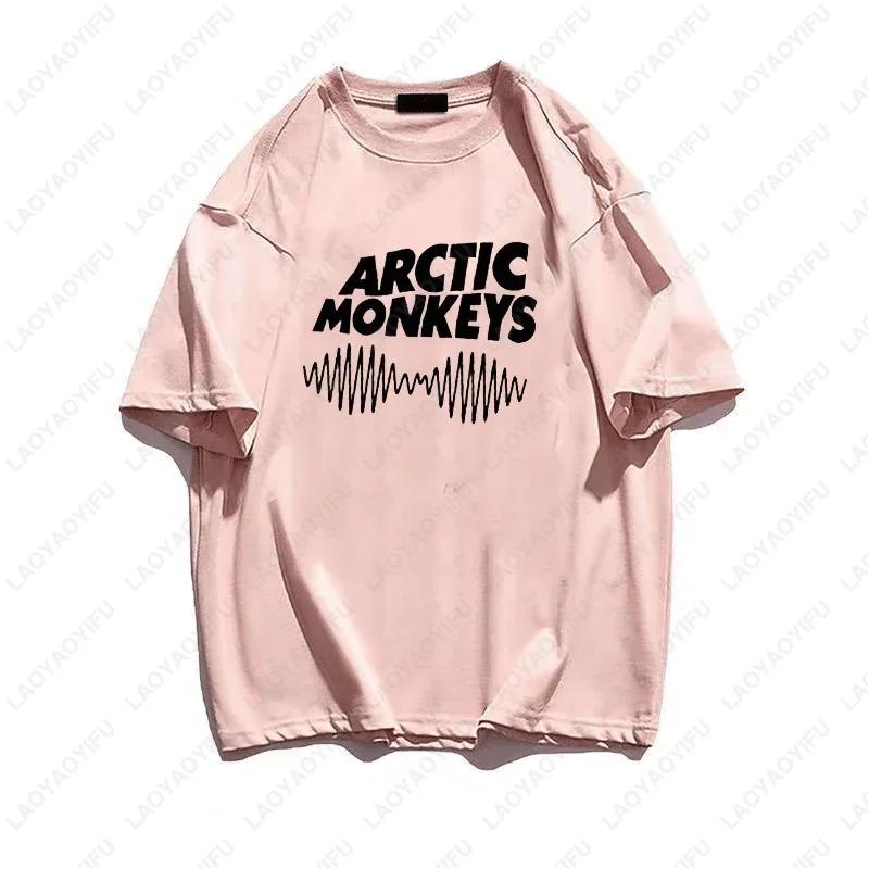 Arctic Monkeys Одежда Женская Футболка Мужская Манга Повседневная Белая Футболка Футболка Одежда Манга Летняя Мода Классический Стиль Футболка