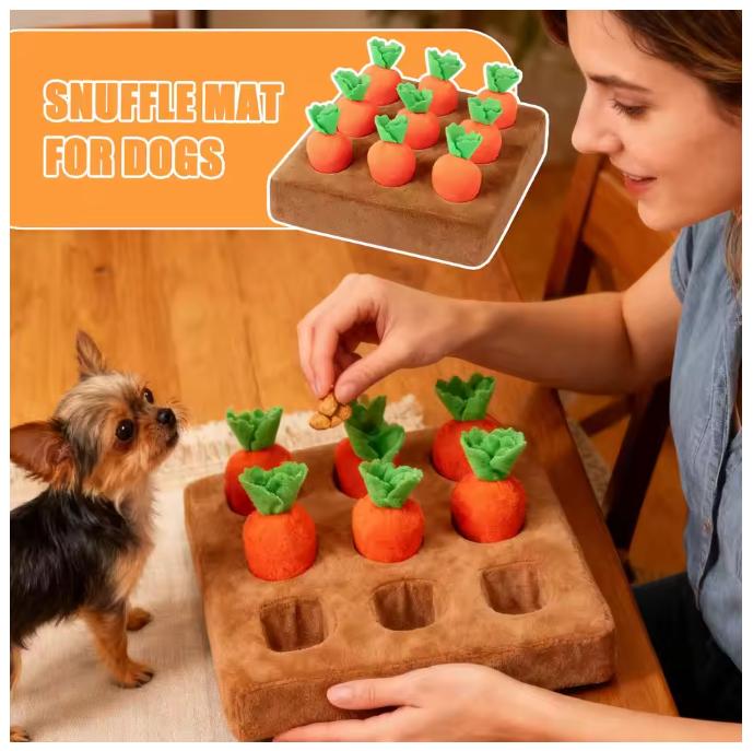 1set Snuffle Mat for Dogs Puppy Pets Large Interactive Feeding Toy Mental Stimulation Enrichment Foraging Feeder Boredom Relief