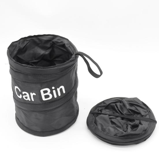 Автомобильный мусорный бак Складная конструкция с застежкой-липучкой Большая вместимость Простая установка Складной