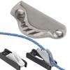 Silver Rope Line Clamp 316 Stainless Steel Rope Cam Cleat Boat Clam Cleat  Sailing Equipment