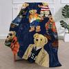 Модное Милое Плюшевое Одеяло B-Bears Коврик для Дивана-Дремоты для P-POLO-S Гостиной Теплый Офис Спальня День Рождения Дом Путешествия Детские Подарки